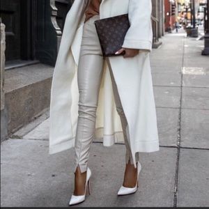 Zara faux leather leggings